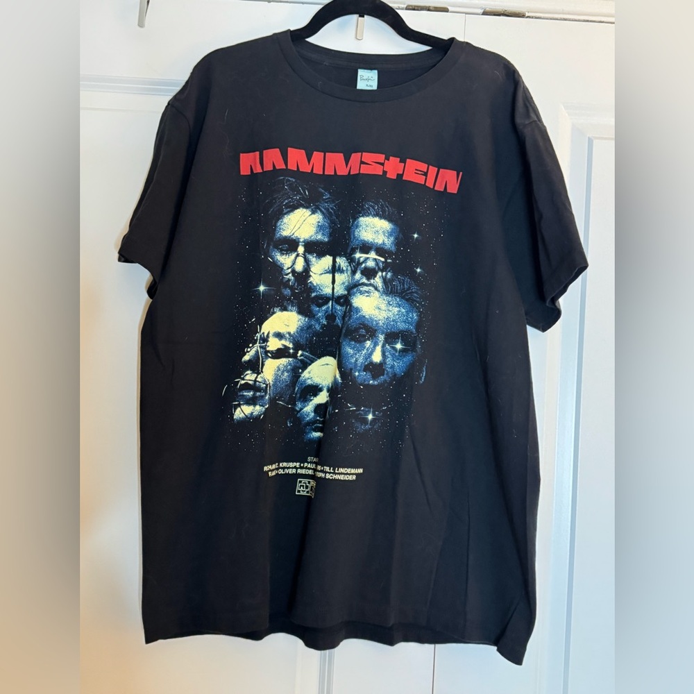 Rammstein Film Poster Iconic T-Shirt Sz Xl